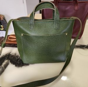 Portland Leather Goods mini CB avocado zip